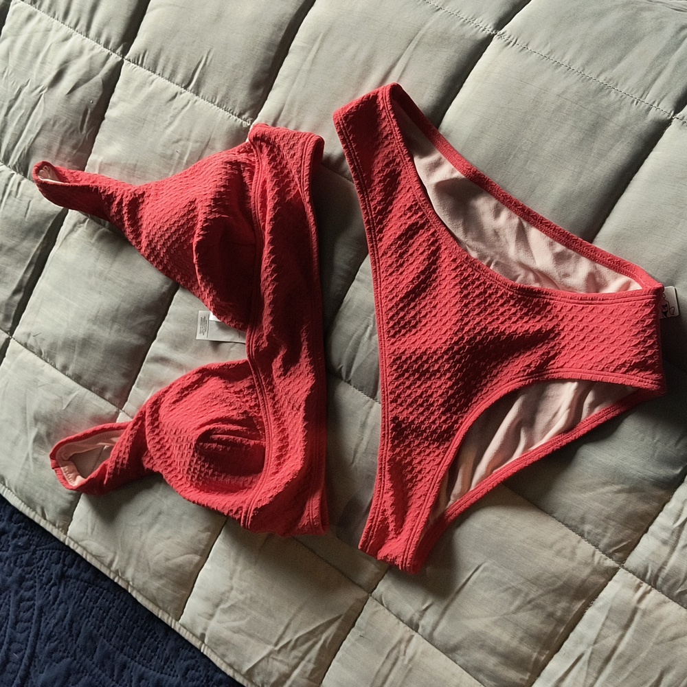 Cupshe coral/pink bikini